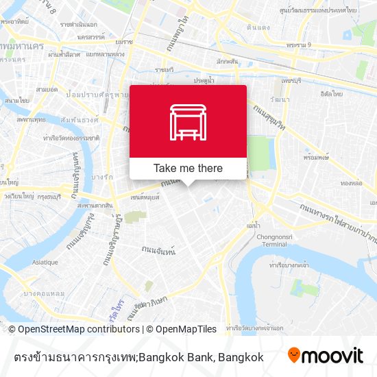 ตรงข้ามธนาคารกรุงเทพ;Bangkok Bank map