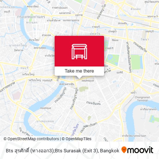 Bts สุรศักดิ์ (ทางออก3);Bts Surasak (Exit 3) map