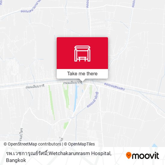 รพ.เวชการุณย์รัศมิ์;Wetchakarunrasm Hospital map