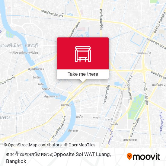 ตรงข้ามซอยวัดหลวง;Opposite Soi WAT Luang map