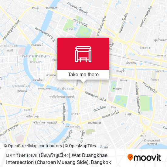 แยกวัดดวงแข (ฝั่งเจริญเมือง);Wat Duangkhae Intersection (Charoen Mueang Side) map