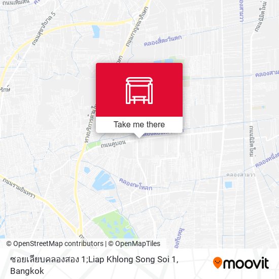 ซอยเลียบคลองสอง 1;Liap Khlong Song Soi 1 map