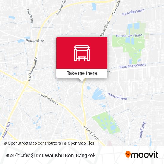 ตรงข้ามวัดคู้บอน;Wat Khu Bon map