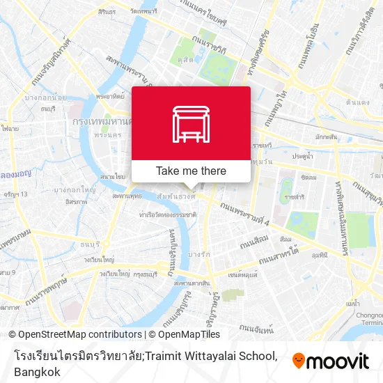 โรงเรียนไตรมิตรวิทยาลัย;Traimit Wittayalai School map