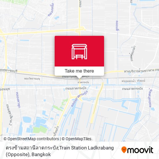 ตรงข้ามสถานีลาดกระบัง;Train Station Ladkrabang (Opposite) map