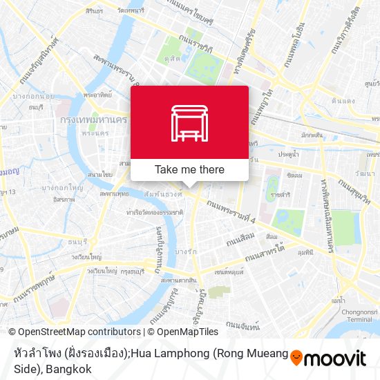 หัวลำโพง (ฝั่งรองเมือง);Hua Lamphong (Rong Mueang Side) map