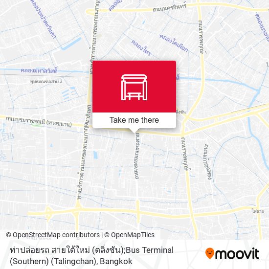 ท่าปล่อยรถ สายใต้ใหม่ (ตลิ่งชัน);Bus Terminal (Southern) (Talingchan) map