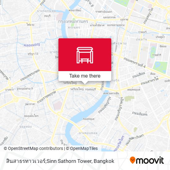 สินสาธรทาวเวอร์;Sinn Sathorn Tower map