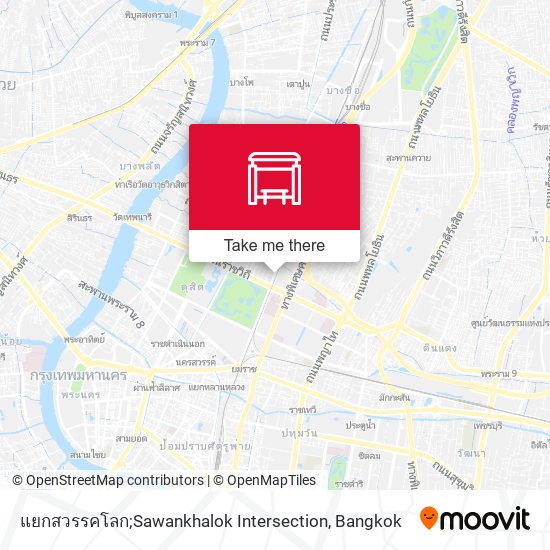 แยกสวรรคโลก;Sawankhalok Intersection map