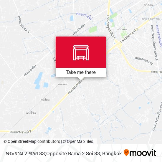 พระราม 2 ซอย 83;Opposite Rama 2 Soi 83 map