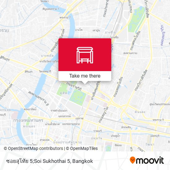 ซอยสุโทัย 5;Soi Sukhothai 5 map