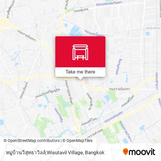 หมู่บ้านวิสุทธาวิลล์;Wisutavil Village map