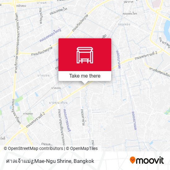 ศาลเจ้าแม่งู;Mae-Ngu Shrine map