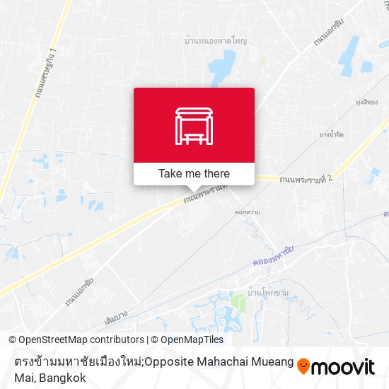 ตรงข้ามมหาชัยเมืองใหม่;Opposite Mahachai Mueang Mai map