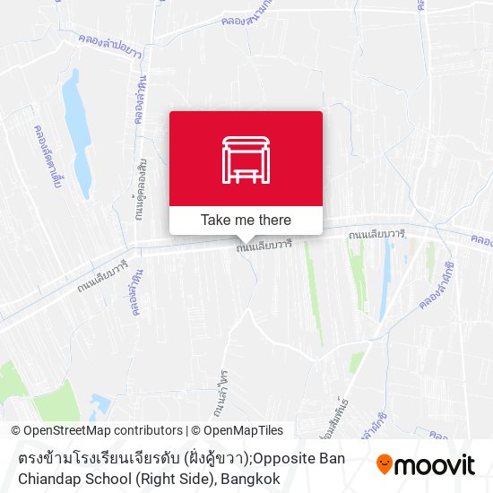 ตรงข้ามโรงเรียนเจียรดับ  (ฝั่งคู้ขวา);Opposite Ban Chiandap School (Right Side) map