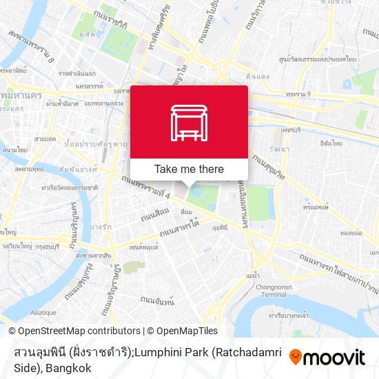 สวนลุมพินี (ฝั่งราชดำริ);Lumphini Park (Ratchadamri Side) map