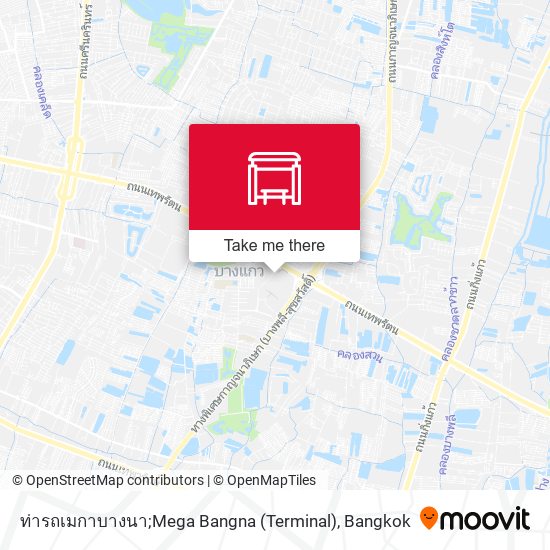 ท่ารถเมกาบางนา;Mega Bangna (Terminal) map
