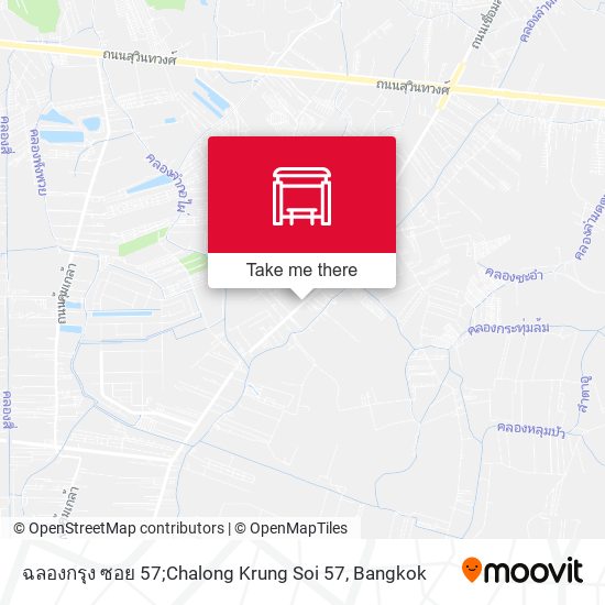 ฉลองกรุง ซอย 57;Chalong Krung Soi 57 map