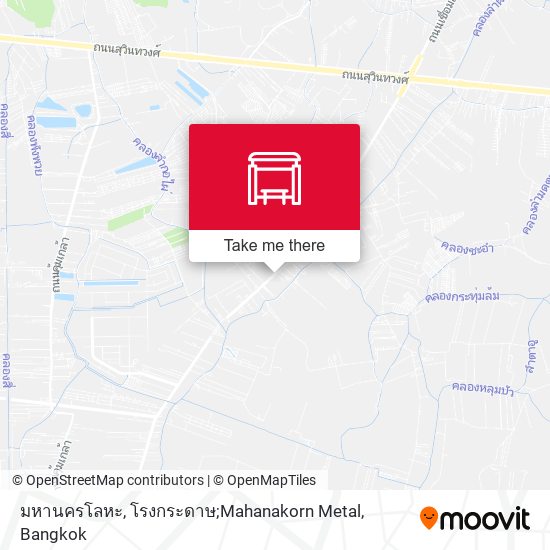 มหานครโลหะ, โรงกระดาษ;Mahanakorn Metal map