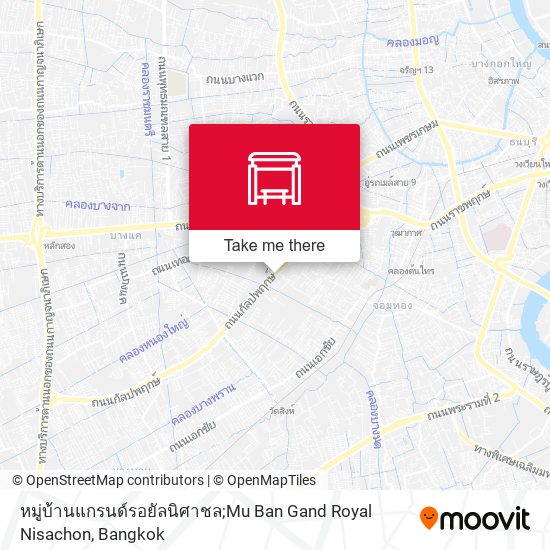 หมู่บ้านแกรนด์รอยัลนิศาชล;Mu Ban Gand Royal Nisachon map