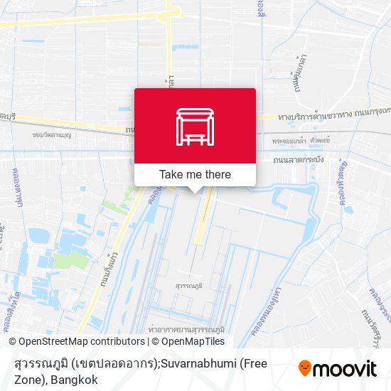 สุวรรณภูมิ (เขตปลอดอากร);Suvarnabhumi (Free Zone) map