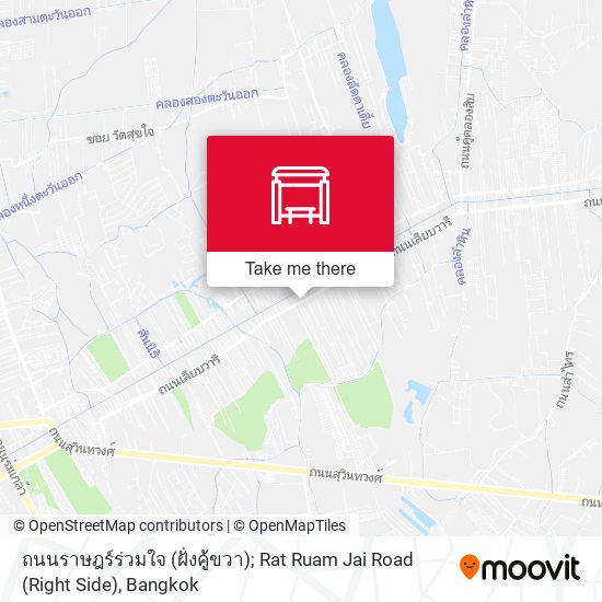 ถนนราษฎร์ร่วมใจ (ฝั่งคู้ขวา); Rat Ruam Jai Road (Right Side) map