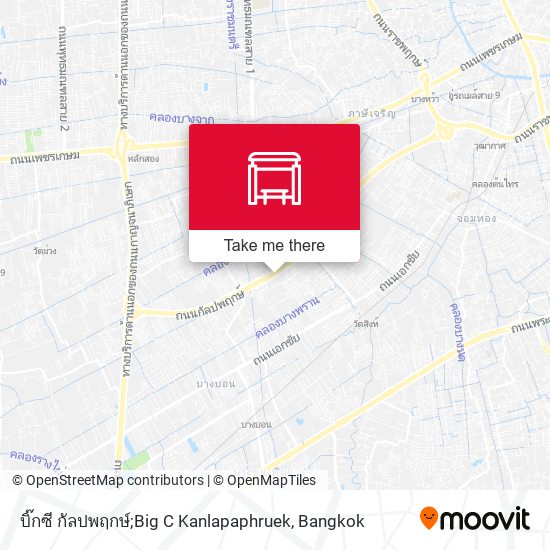 บิ๊กซี กัลปพฤกษ์;Big C Kanlapaphruek map