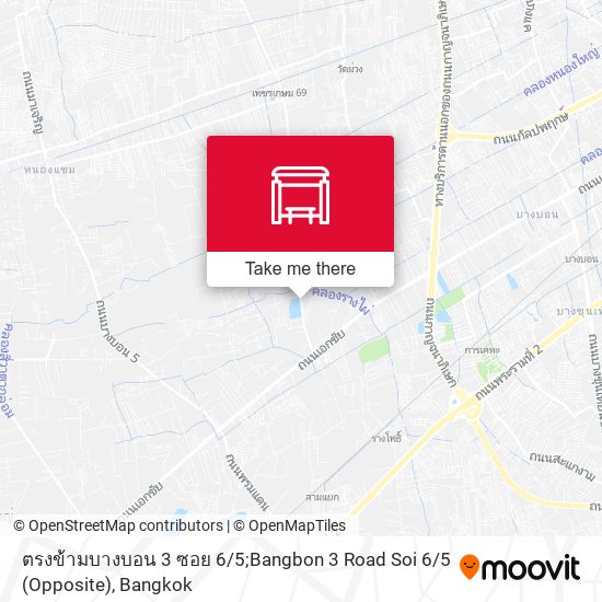 ตรงข้ามบางบอน 3 ซอย 6 / 5;Bangbon 3 Road Soi 6 / 5 (Opposite) map