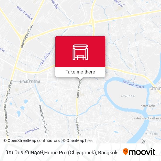 โฮมโปร ชัยพฤกษ์;Home Pro (Chiyapruek) map