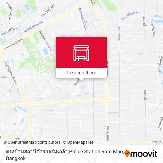 ตรงข้ามสถานีตำรวจร่มเกล้า;Police Station Rom Klao map