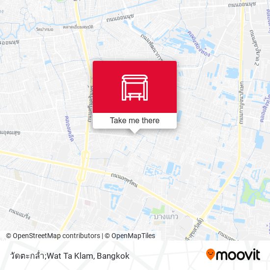 วัดตะกล่ำ;Wat Ta Klam map
