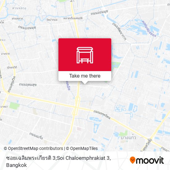 ซอยเฉลิมพระเกียรติ 3;Soi Chaloemphrakiat 3 map