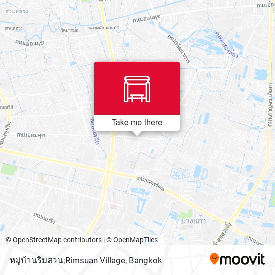 หมู่บ้านริมสวน;Rimsuan Village map