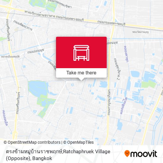 ตรงข้ามหมู่บ้านราชพฤกษ์;Ratchaphruek Village (Opposite) map