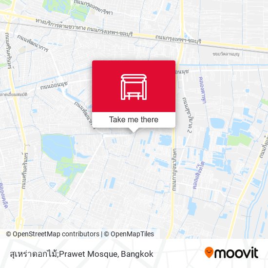 สุเหร่าดอกไม้;Prawet Mosque map