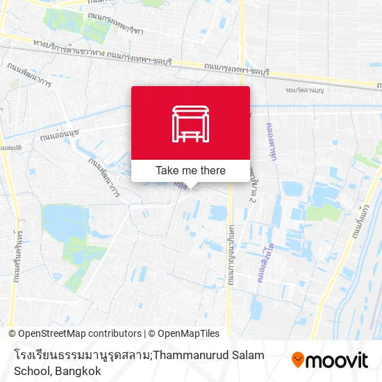 โรงเรียนธรรมมานูรุดสลาม;Thammanurud Salam School map