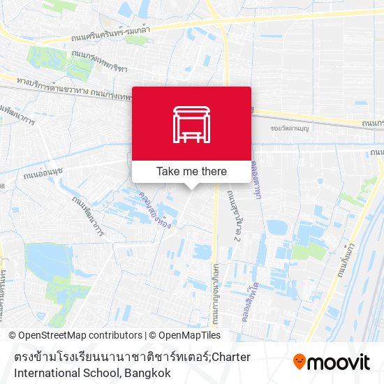 ตรงข้ามโรงเรียนนานาชาติชาร์ทเตอร์;Charter International School map