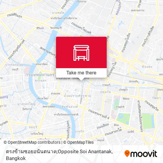 ตรงข้ามซอยอนันตนาค;Opposite Soi Anantanak map