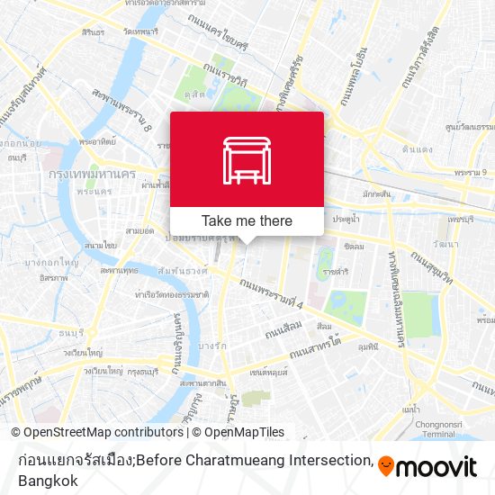 ก่อนแยกจรัสเมือง;Before Charatmueang Intersection map