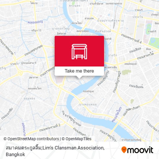 สมาคมตระกูลลิ้ม;Lim's Clansman Association map