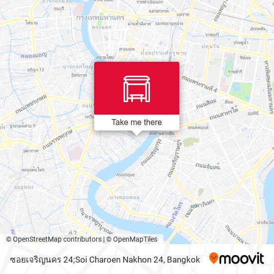 ซอยเจริญนคร 24;Soi Charoen Nakhon 24 map