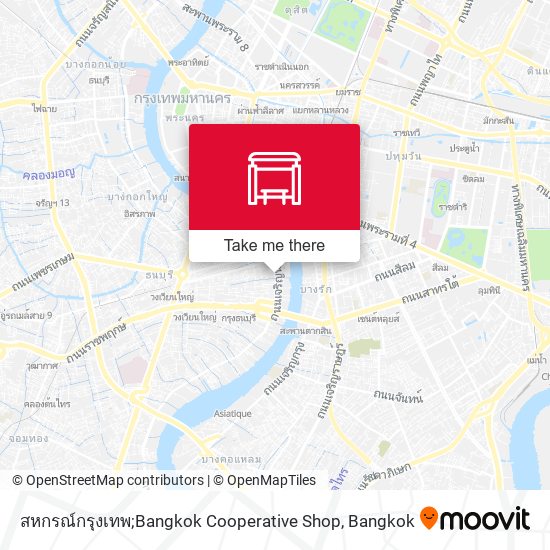 สหกรณ์กรุงเทพ;Bangkok Cooperative Shop map
