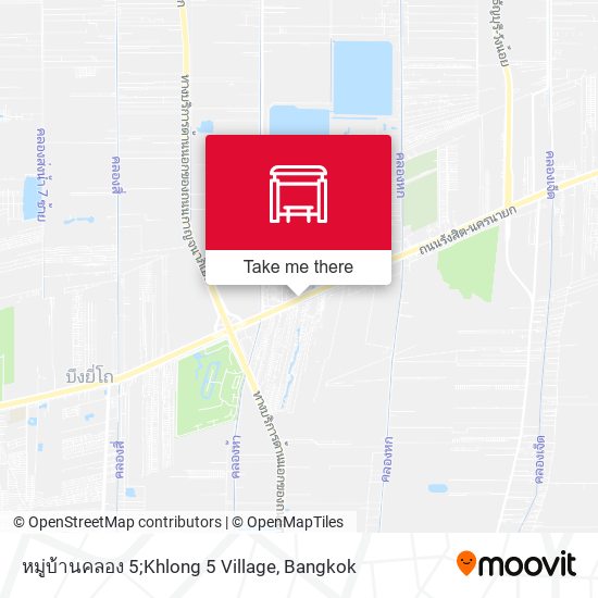 หมู่บ้านคลอง 5;Khlong 5 Village map