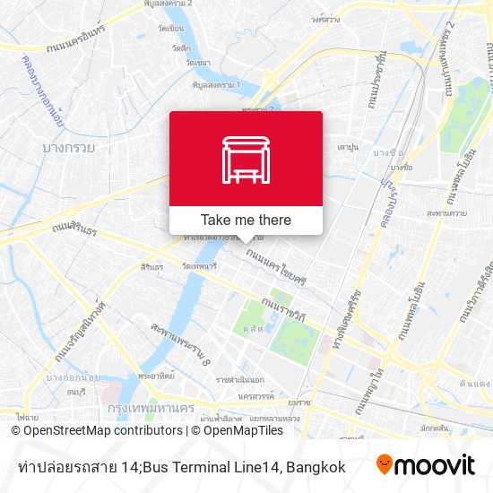 ท่าปล่อยรถสาย 14;Bus Terminal Line14 map