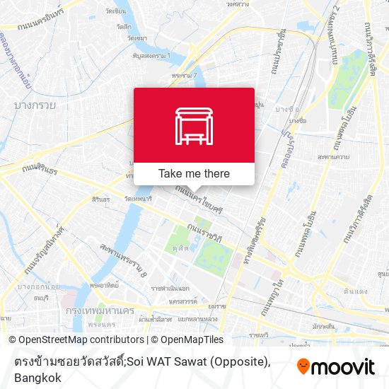 ตรงข้ามซอยวัดสวัสดิ์;Soi WAT Sawat (Opposite) map