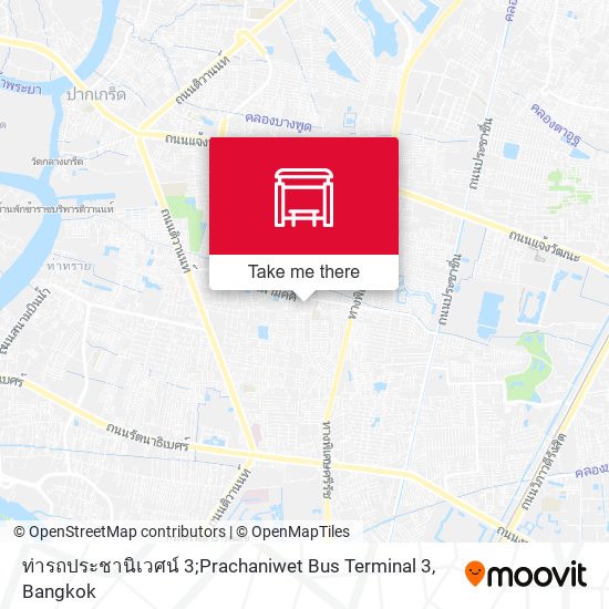 ท่ารถประชานิเวศน์ 3;Prachaniwet Bus Terminal 3 map