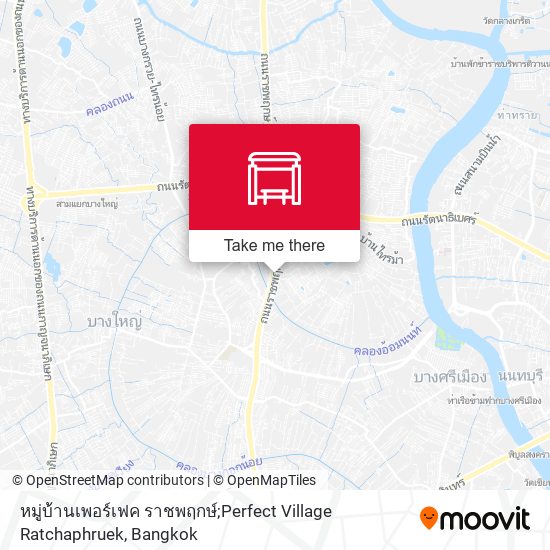 หมู่บ้านเพอร์เฟค ราชพฤกษ์;Perfect Village Ratchaphruek map