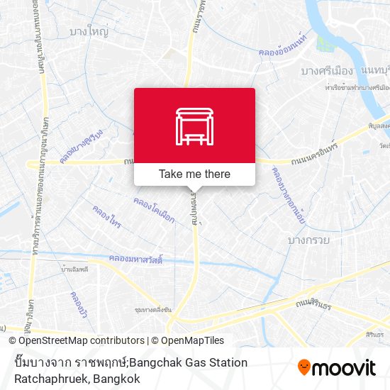 ปั๊มบางจาก ราชพฤกษ์;Bangchak Gas Station Ratchaphruek map