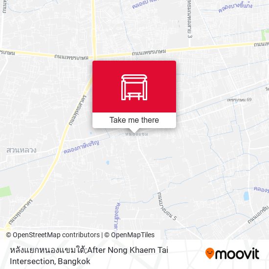 หลังแยกหนองแขมใต้;After Nong Khaem Tai Intersection map