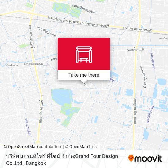 บริษัท แกรนด์โฟร์ ดีไซน์ จำกัด;Grand Four Design Co.,Ltd. map